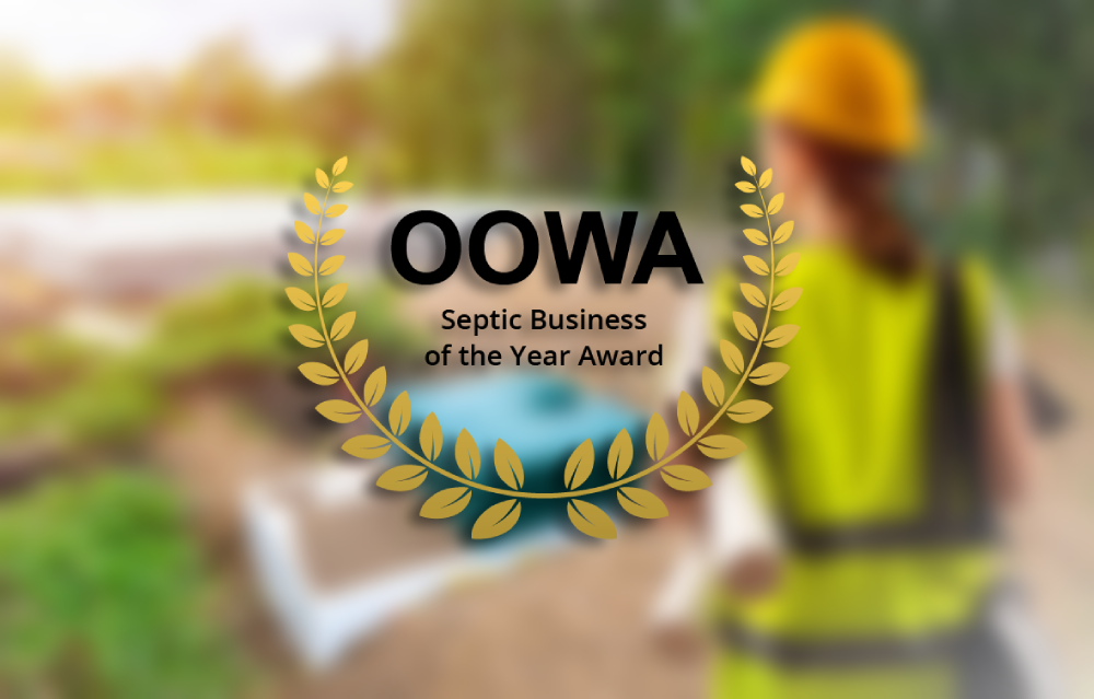 OOWA Septic Business of the Year Award